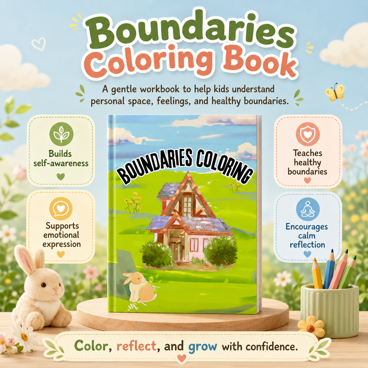 Boundaries Coloring Book for Kids