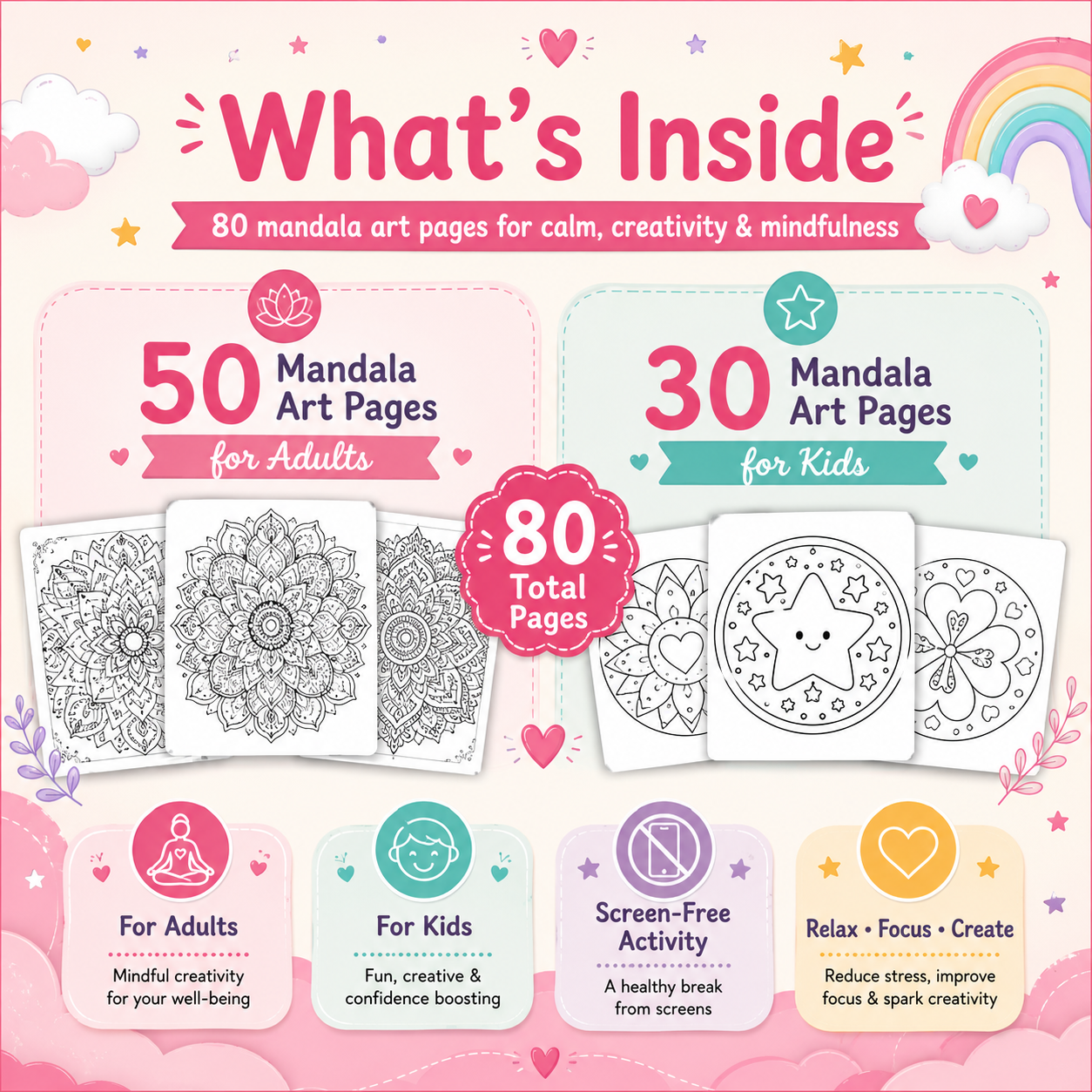 ᴺᴱᵂ Mandala Art Therapy