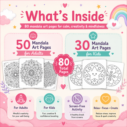 ᴺᴱᵂ Mandala Art Therapy